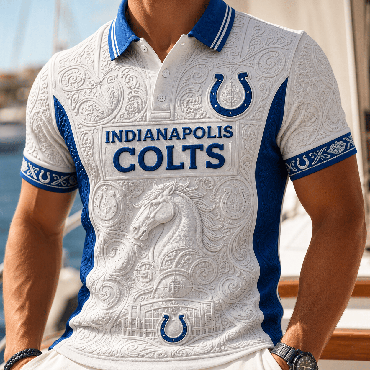 PREMIUM IDC EMBOSS POLO SHIRT NTVA